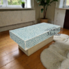WDN BONE INLAY FLORAL COFFEE TABLE