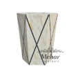 WDN NATURAL BONE INLAY SIDE TABLE