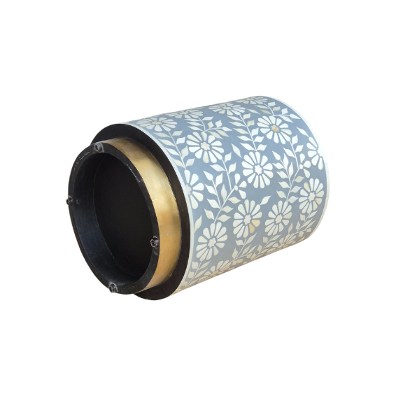 WDN FLORAL BONE INLAY SIDE TABLE