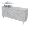 WDN FLORAL MOP INLAY SIDEBOARD 3 DOOR