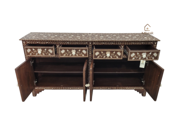 20240710_161123 WDN BONE INLAY WORK SIDEBOARD 4 DRAWER 4 DOOR