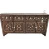 20240710_161159 WDN BONE INLAY WORK SIDEBOARD 4 DRAWER 4 DOOR