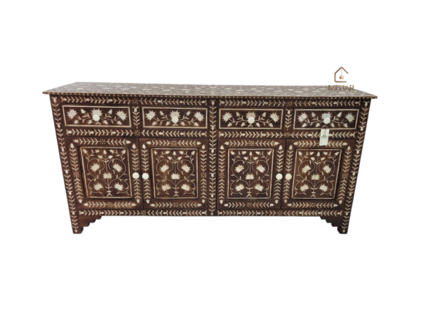 20240710_161159 WDN BONE INLAY WORK SIDEBOARD 4 DRAWER 4 DOOR