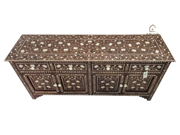 20240710_161213 WDN BONE INLAY WORK SIDEBOARD 4 DRAWER 4 DOOR