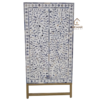 20240803_175915 WDN COLORED BONE INLAY FLORAL SIDEBOARD 2 DRAWER 4 DOOR