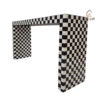 WDN BONE INLAY U CONSOLE TABLE- BLACK & WHITE HALLWAY TABLE