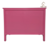 WDN BONE INLAY SIDEBOARD / CHEST OF 4 DRAWER IN WHITE & PINK FINISH