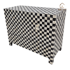 20241003_141519 WDN BONE INLAY CHEST OF DRAWERS IN BLACK & WHITE FINISH
