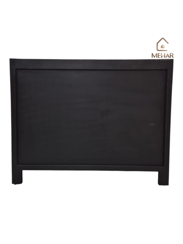 20241003_142001 WDN BONE INLAY CHEST OF DRAWERS IN BLACK & WHITE FINISH