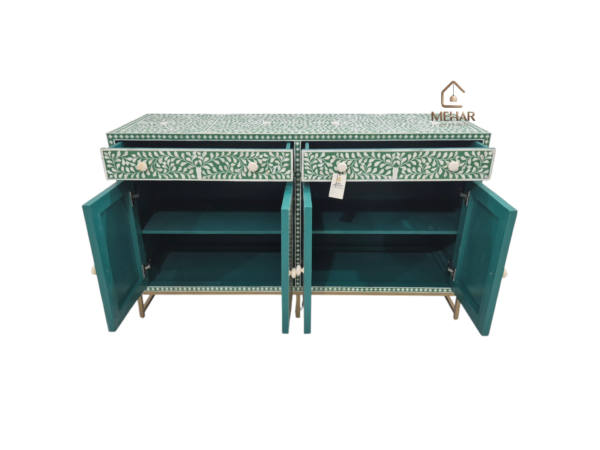 20241013_142931 WDN FLORAL BONE INLAY SIDEBOARD 2 DRAWER 4 DOOR