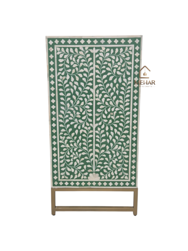 20241013_143229 WDN FLORAL BONE INLAY SIDEBOARD 2 DRAWER 4 DOOR