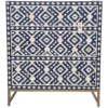 20241013_144734 WDN BONE INLAY CHEST OF DRAWERS 3 DRAWER WITH METAL BASE