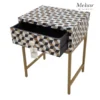 20241023_180211-Photoroom WDN Resin Inlay Bedside Table with Iron Base (1 Drawer)