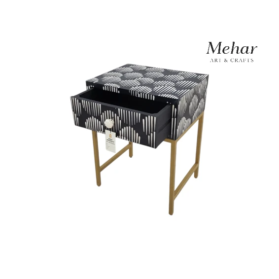 20241024_121629-Photoroom WDN Bone Inlay Bedside Table with Iron Base (1 Drawer)