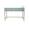 20241114_165848 WDN FLORAL BONE INLAY CONSOLE TABLE WITH 3 DRAWER