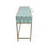 20241114_170122 WDN FLORAL BONE INLAY CONSOLE TABLE WITH 3 DRAWER