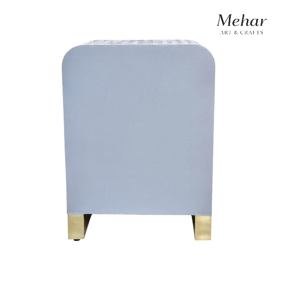 20241225_170857 WDN MOP Inlay Bedside Table with 3 Drawers