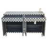 20250121_152552 WDN BONE INLAY SIDEBOARD 2 DRAWER 4 DOOR IN BLACK AND WHITE FINISH
