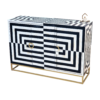 20250121_153035 WDN BONE INLAY SIDEBOARD / CABINET 3 DOOR WITH METAL BASE