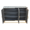 20250121_153241 WDN BONE INLAY SIDEBOARD / CABINET 3 DOOR WITH METAL BASE