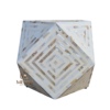20251016_150431 WDN MOTHER OF PEARL INLAY DIAMOND SHAPED STOOL/ SIDE TABLE
