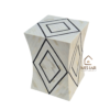 20251016_151652 WDN Bone Inlay BLACK & WHITE Side Table