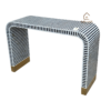 20251103_154520 WDN MOP INLAY U SHAPE CONSOLE TABLE (STRIPED DESIGN)