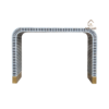 20251103_154639 WDN MOP INLAY U SHAPE CONSOLE TABLE (STRIPED DESIGN)