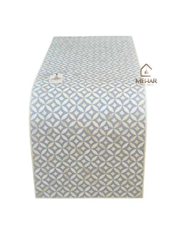 20251104_151313 WDN BONE INLAY U COFFEE TABLE WITH 2 DRAWER
