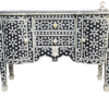 WDN BONE INLAY CONSOLE TABLE 2 DRAWER 2 DOOR