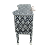 WDN BONE INLAY CONSOLE TABLE 2 DRAWER 2 DOOR