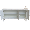 WDN FLORAL MOTHER OF PEARL INLAY SIDEBOARD 3 DOOR