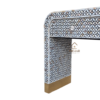 20251108_172652 WDN MOTHER OF PEARL INLAY U CONSOLE TABLE 2 DRAWER