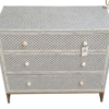 20251119_173836 WDN BONE INLAY CHEST OF DRAWER WITH 3 DRAWER WITH METAL BASE