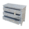 WDN MOP INLAY CHEST OF DRAWER WITH 3 DRAWER