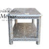 WDN MOP INLAY FLORAL COFFEE TABLE IN INDIAN STYLE