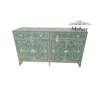 WDN FLORAL BONE INLAY SIDEBOARD 2 DRAWER 4 DOOR