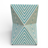 WDN BONE INLAY SIDE TABLE IN TURQUOISE