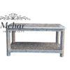 WDN MOP INLAY FLORAL COFFEE TABLE IN INDIAN STYLE