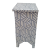 India Touch WDN Bone Inlay Bedside Table with 2 Drawers