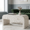 Untitled design (1) WDN FLORAL MOTHER OF PEARL INLAY U SHAPE COFFEE TABLE 2 DRAWER
