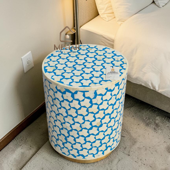 Untitled design (13) WDN BONE INLAY SIDE TABLE IN SKY BLUE FINISH