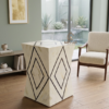 Untitled design (26) WDN Bone Inlay BLACK & WHITE Side Table