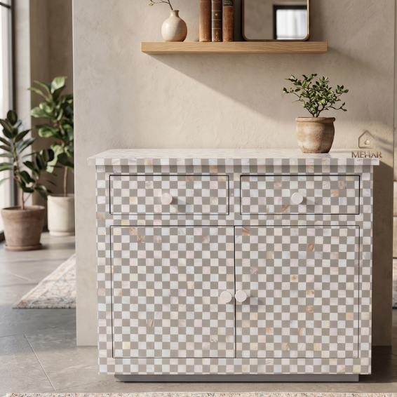 Untitled design (54) WDN MOTHER OF PEARL INLAY CHEST DRAWER WITH 2 DRAWER & 2 DOOR