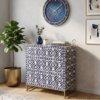 Untitled design (56) WDN BONE INLAY CHEST OF DRAWERS 3 DRAWER WITH METAL BASE