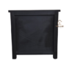 WDN BONE INLAY HAND PAINTED CABINET 4 DRAWER