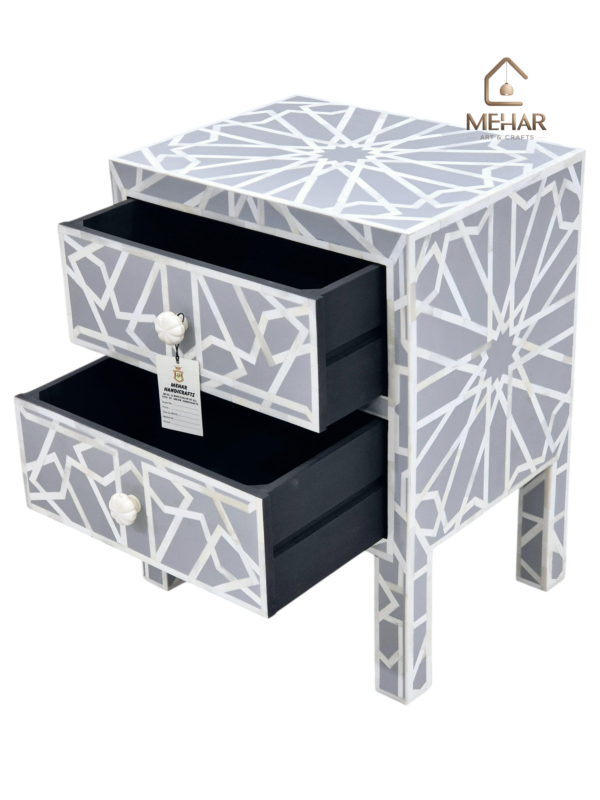 IMG_7838 WDN BONE INLAY SIDE TABLE 2 DRAWER