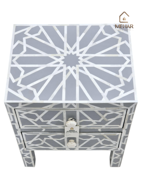 IMG_7840 WDN BONE INLAY SIDE TABLE 2 DRAWER