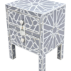IMG_7841 WDN BONE INLAY SIDE TABLE 2 DRAWER