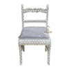2 WDN BONE INLAY CHAIR IN GRAY FINISH
